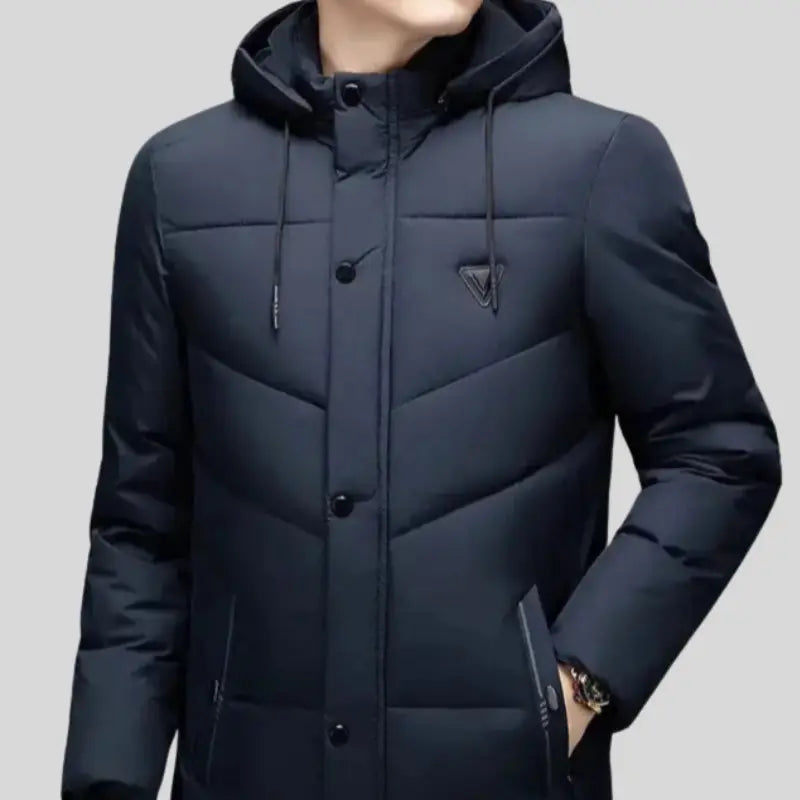 Parka bleu marine homme Boutique-parka