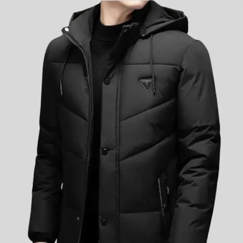 Parka noir pour homme Boutique-parka