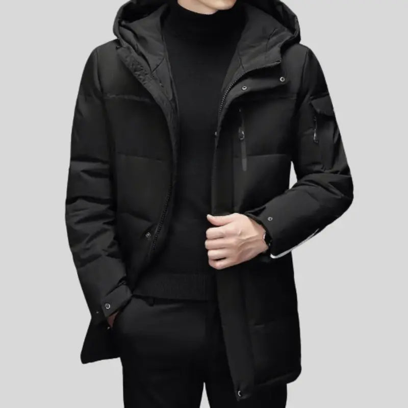 Parka noir pour homme Boutique-parka
