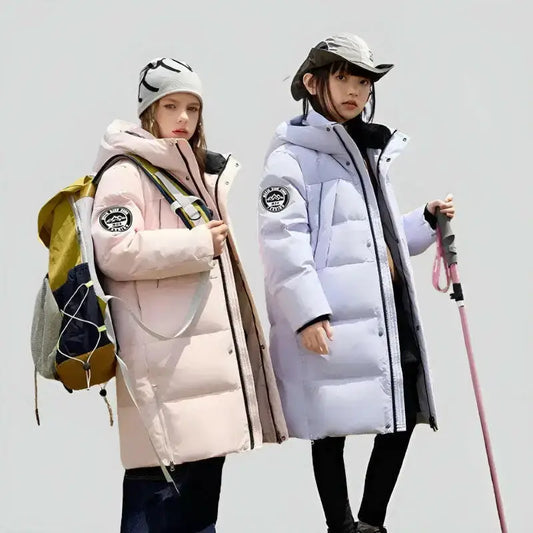 Parka fille 10 ans rose imperméable avec capuche - Boutique-Parka