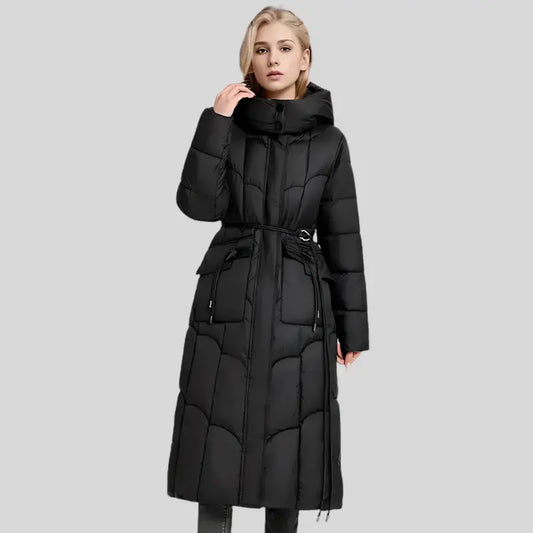 Parka femme noir.
