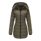 Parka chaude femme imperméable avec capuche - Boutique-parka