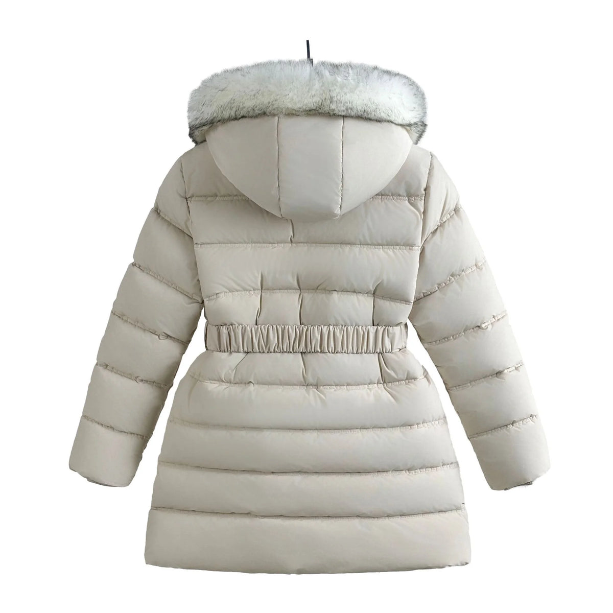Parka Fille Chaude Matelassée – Coupe-Vent, 5 à 12 Ans