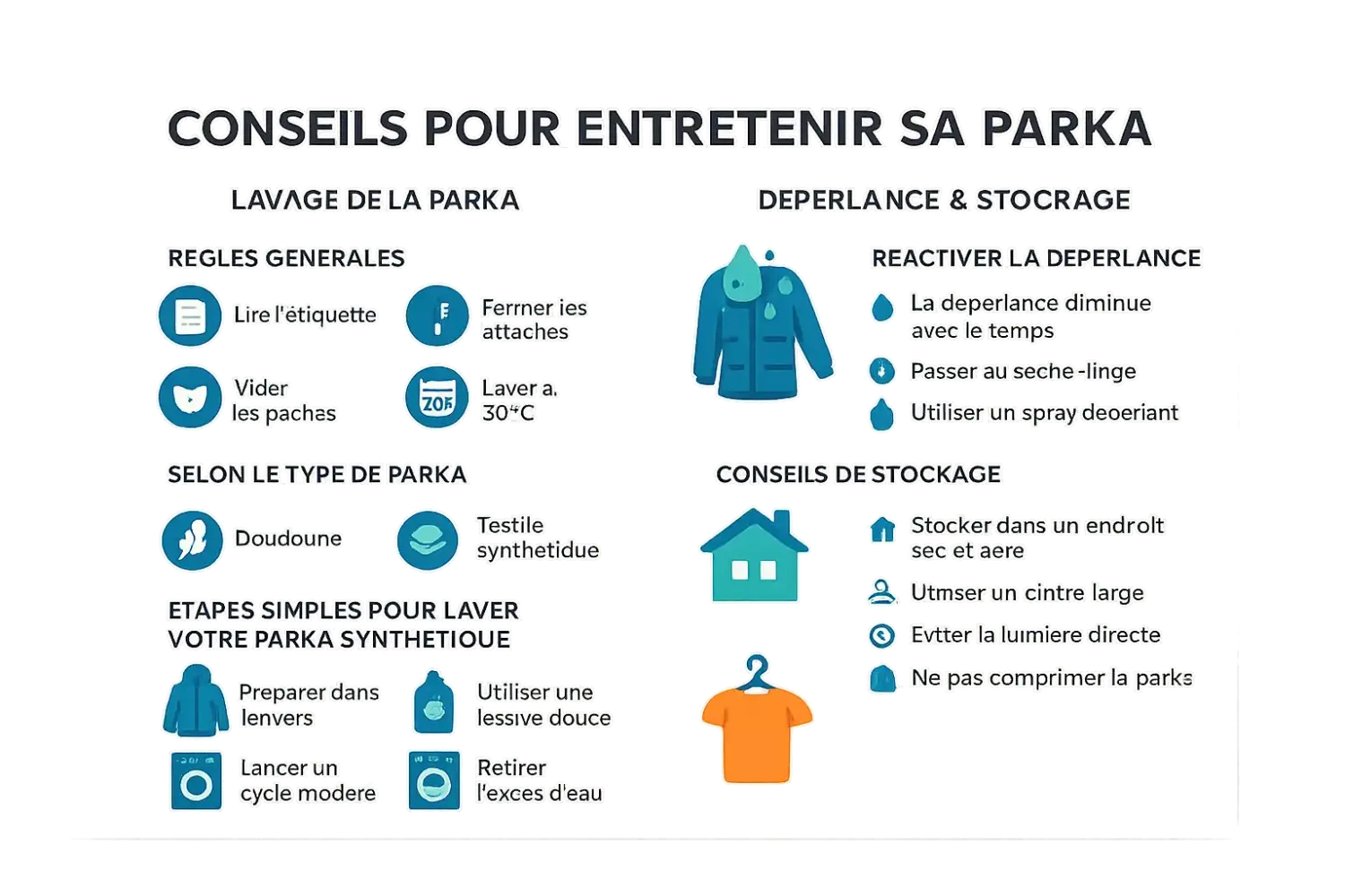 Conseils pour entretenir sa parka