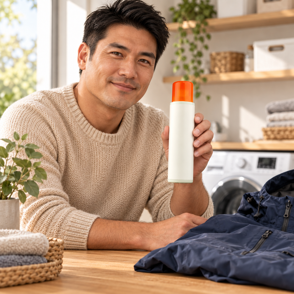 Traitement déperlant au lavage – 300 ml — mise en situation