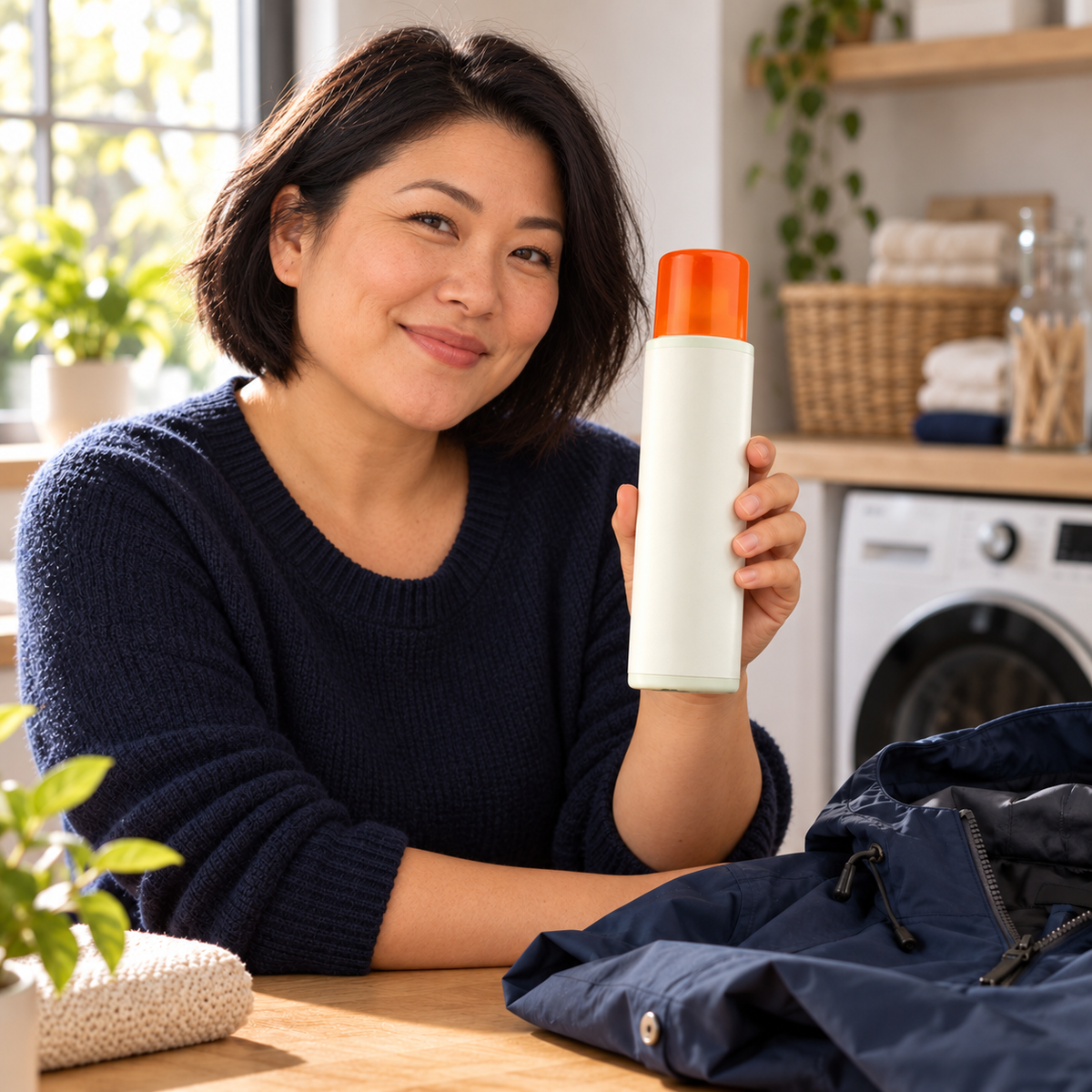 Traitement déperlant au lavage – 300 ml — mise en situation