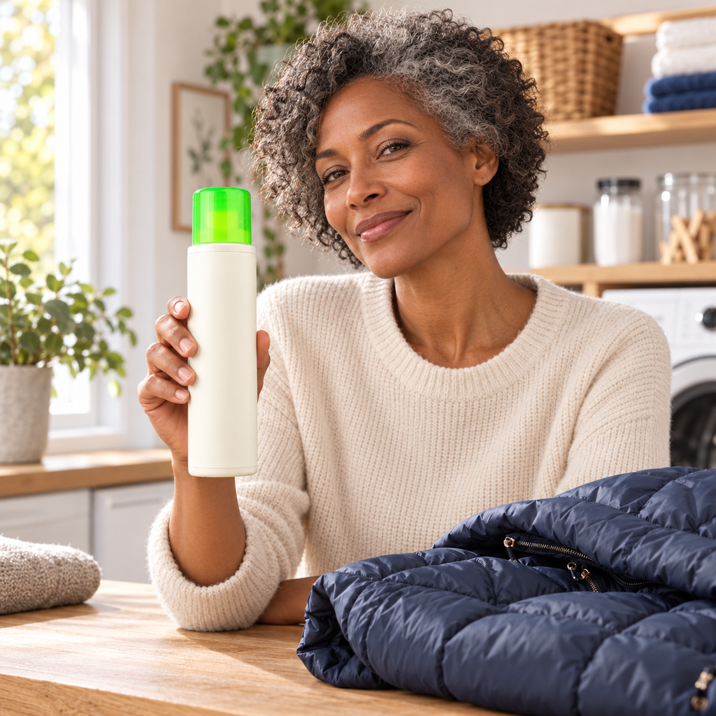Lessive pour duvet – 300 ml — mise en situation