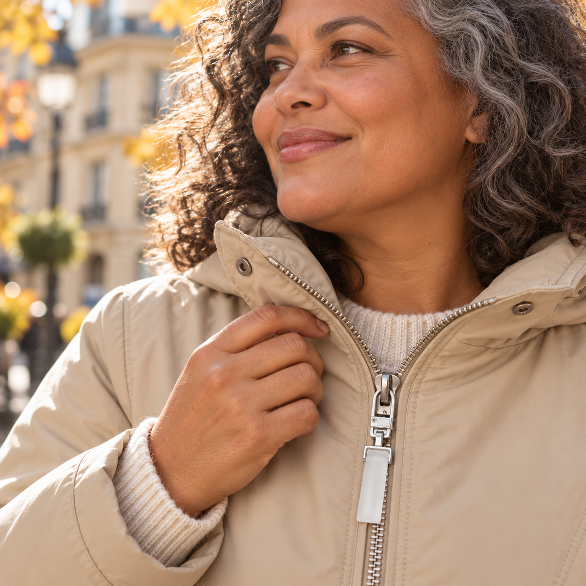 Tirette Crystal transparente mate — mise en situation