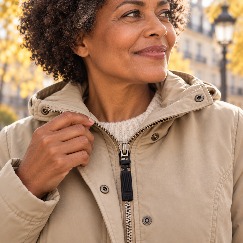 Tirette Casual noire — mise en situation