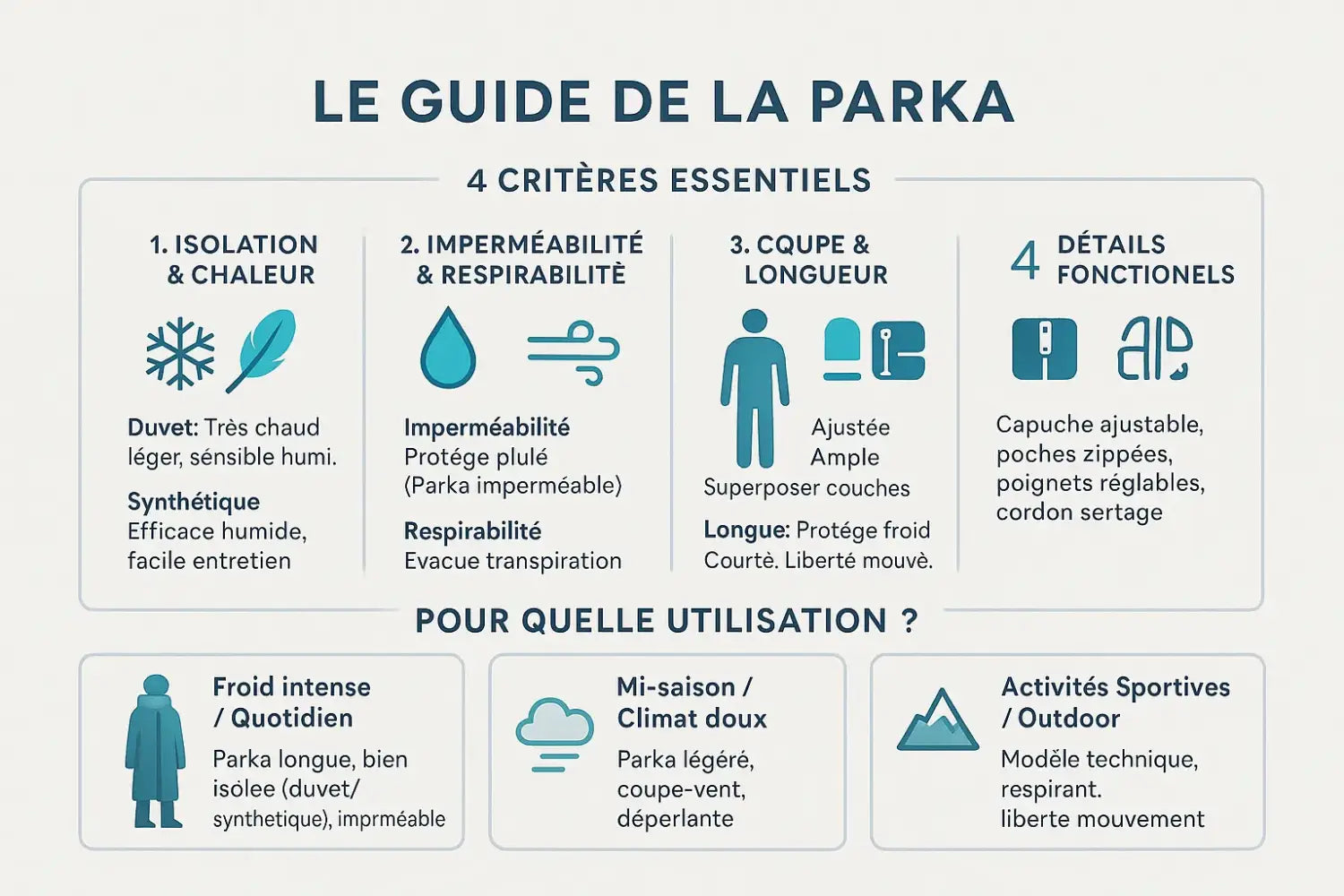 <strong>Guide pour choisir sa parka idéale</strong>